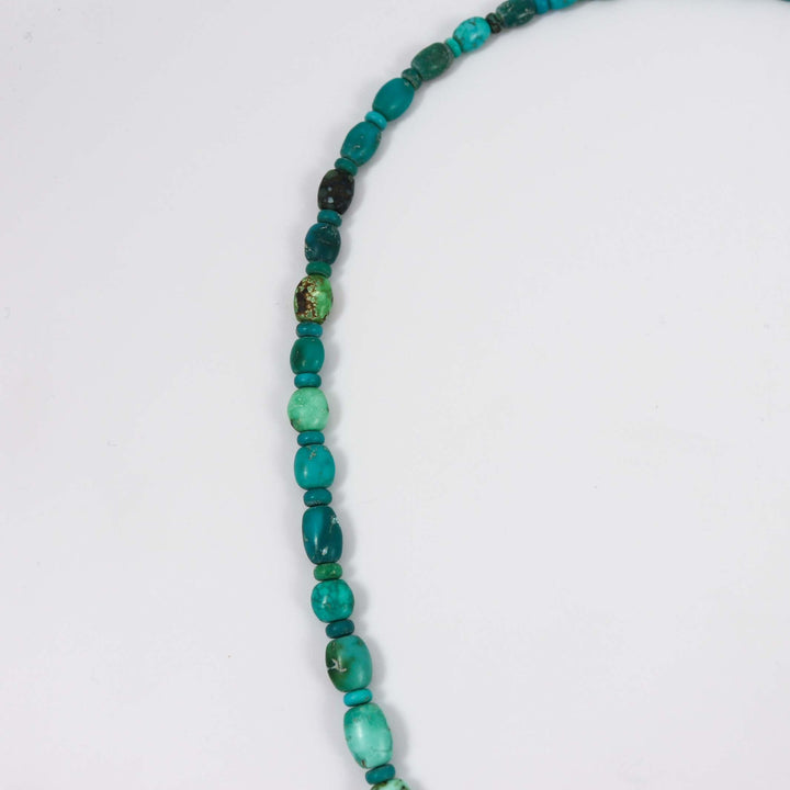 Turquoise and Variscite Necklace by Bob Hall - Garland's