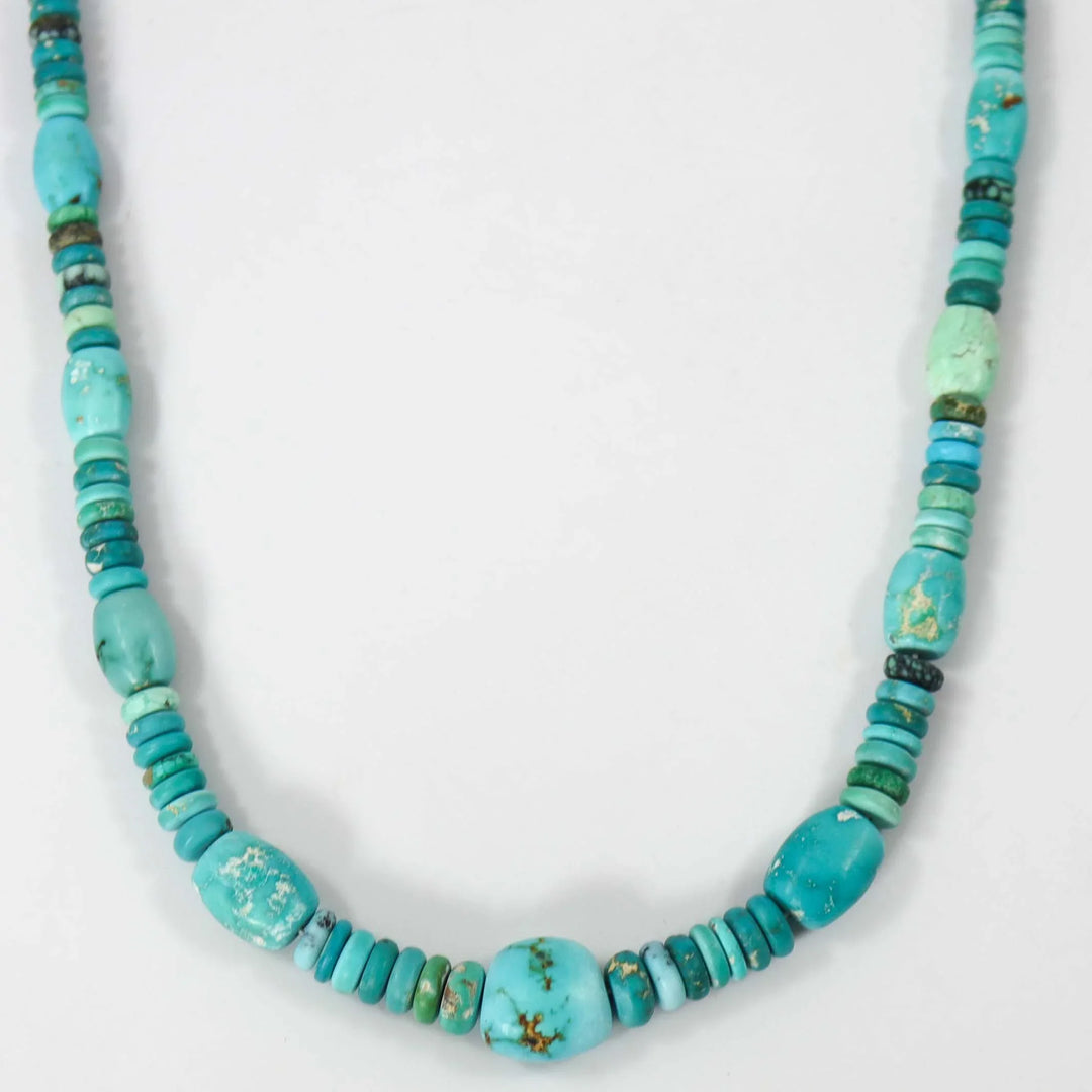 Turquoise Bead Necklace by Bob Hall - Garland's