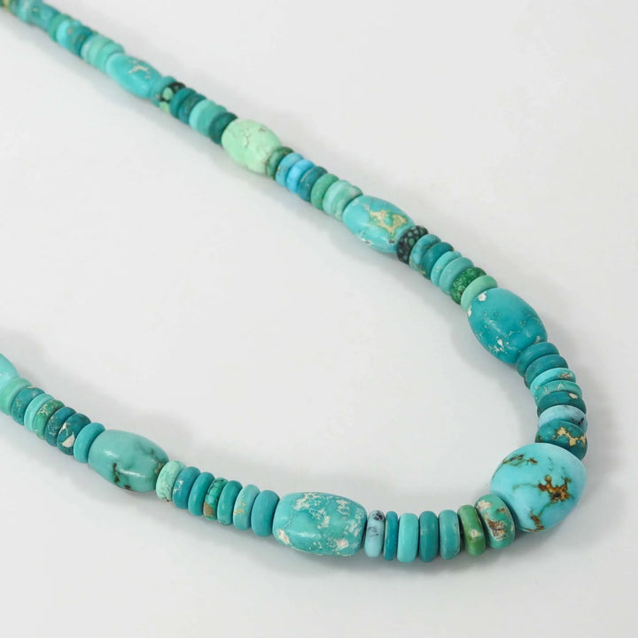 Turquoise Bead Necklace by Bob Hall - Garland's