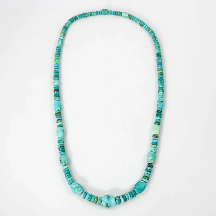 Turquoise Bead Necklace by Bob Hall - Garland's