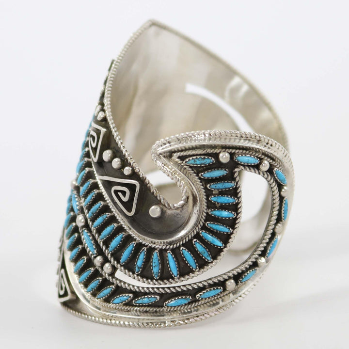 Turquoise “Carol” Cuff by Billy Betoney - Garland's