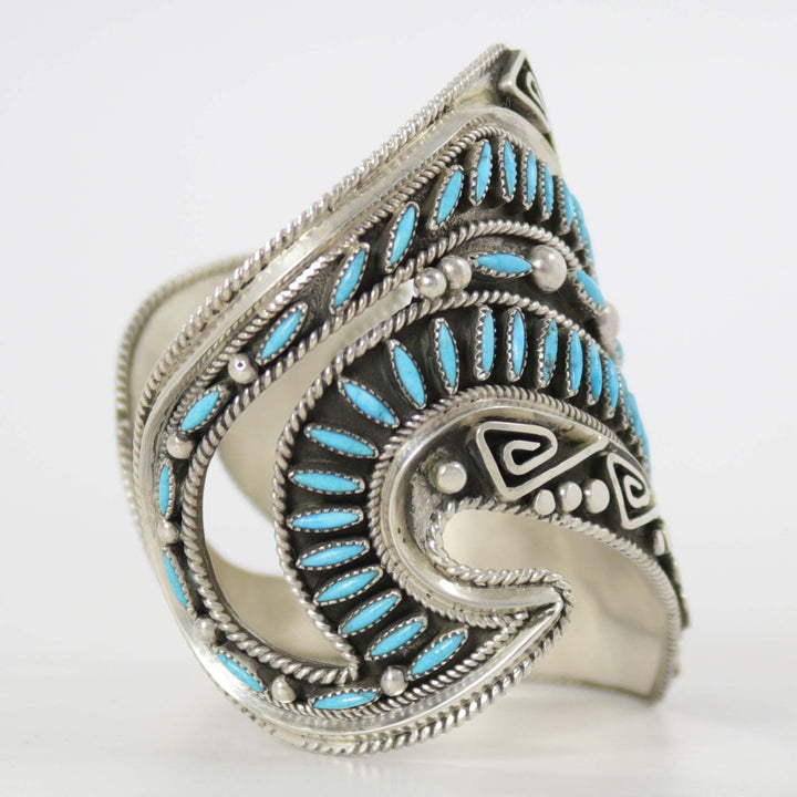Turquoise “Carol” Cuff by Billy Betoney - Garland's