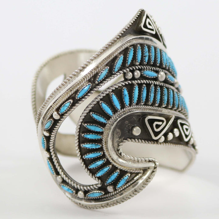 Turquoise “Carol” Cuff by Billy Betoney - Garland's