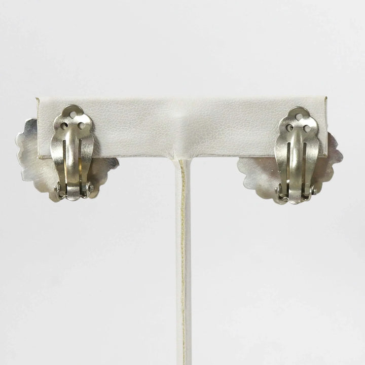 Turquoise Clip Earrings by Billy Betoney - Garland's