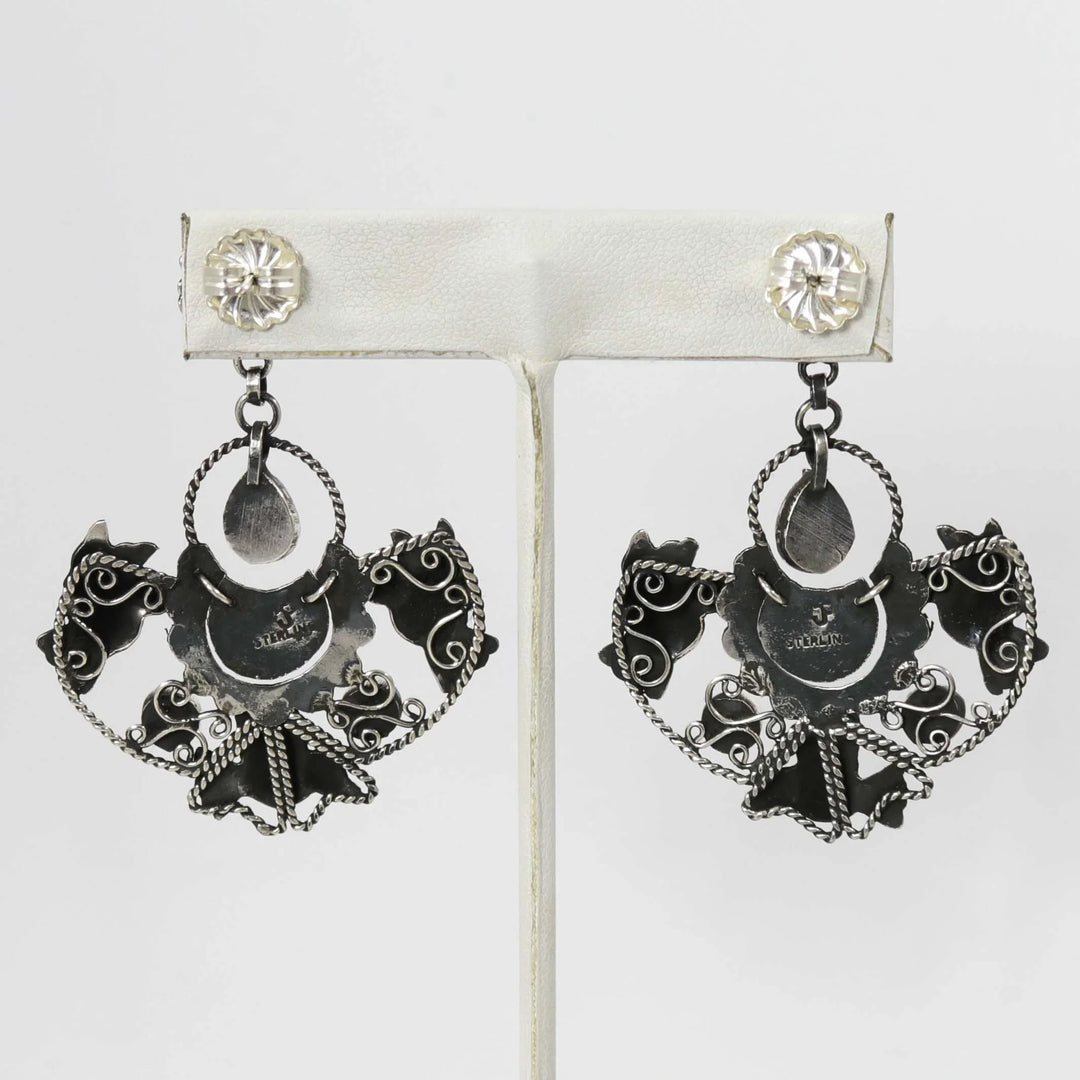 Turquoise Frida Kahlo Earrings by Federico - Garland's