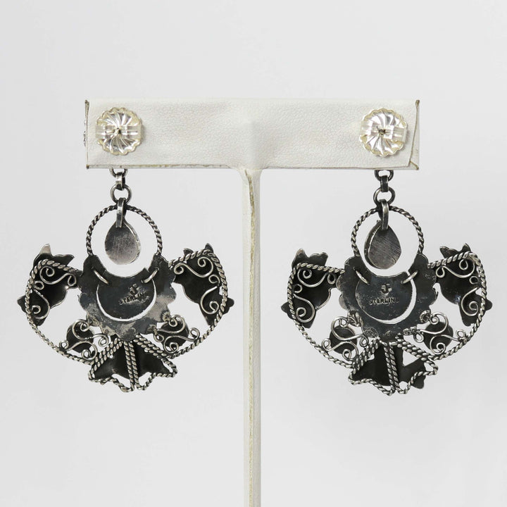 Turquoise Frida Kahlo Earrings by Federico - Garland's