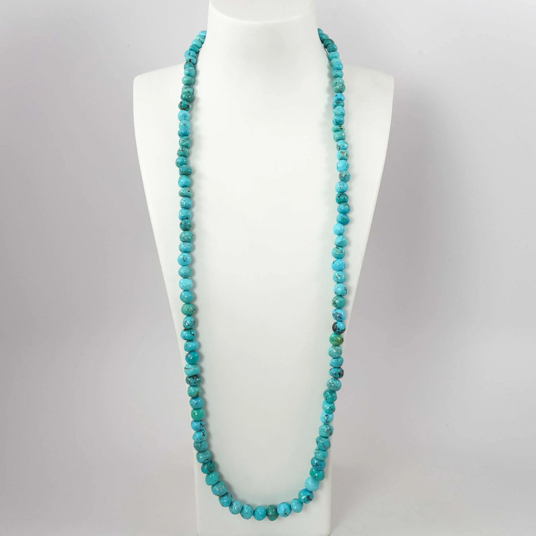 Turquoise Gumball Necklace by Lester Abeyta - Garland's