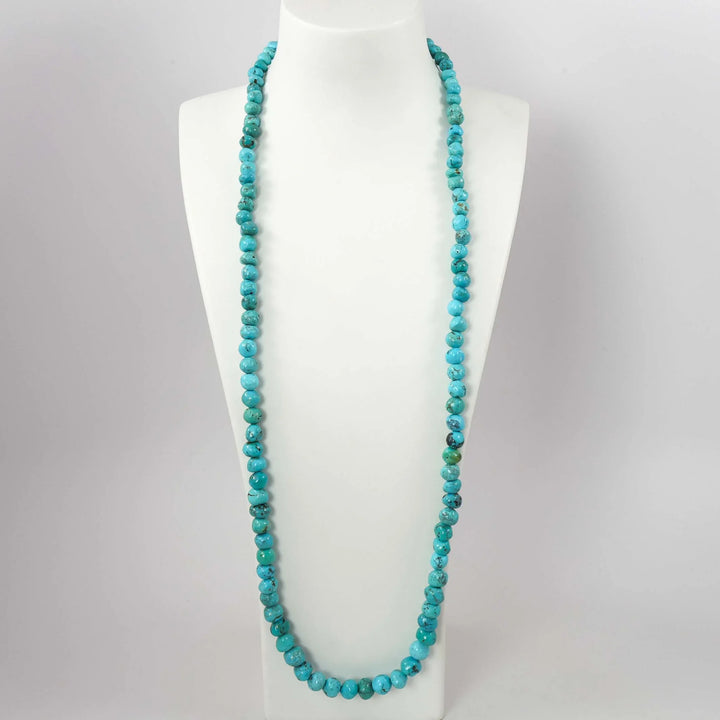Turquoise Gumball Necklace by Lester Abeyta - Garland's