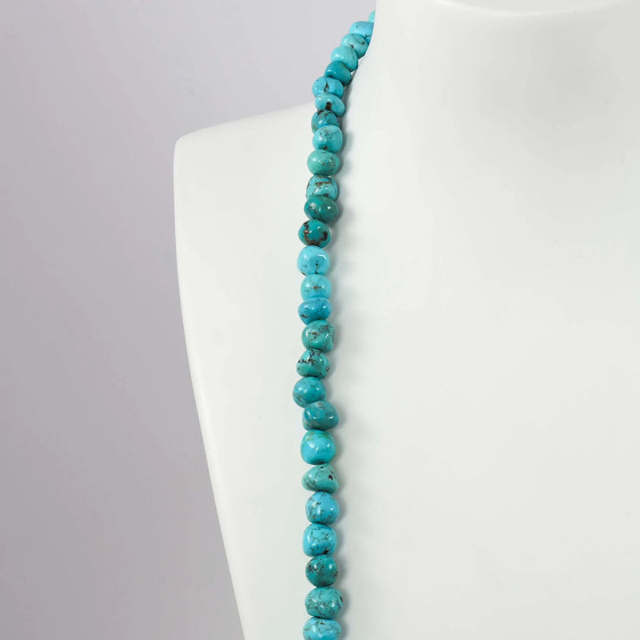 Turquoise Gumball Necklace by Lester Abeyta - Garland's