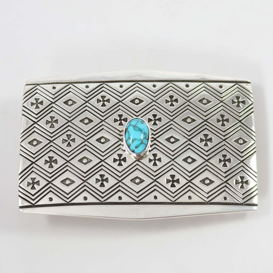 Turquoise Mountain Buckle by Jennifer Curtis - Garland's