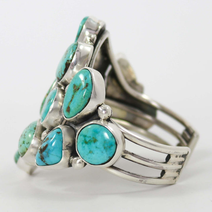 Turquoise Mountain Cuff by Clarissa and Vernon Hale - Garland's