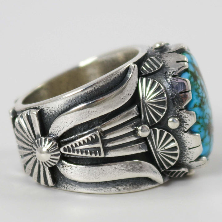 Turquoise Mountain Ring by Curtis Pete - Garland's