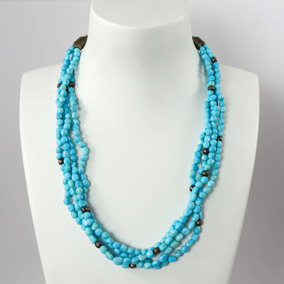 Turquoise Necklace and Pendant by Dennis Hogan - Garland's