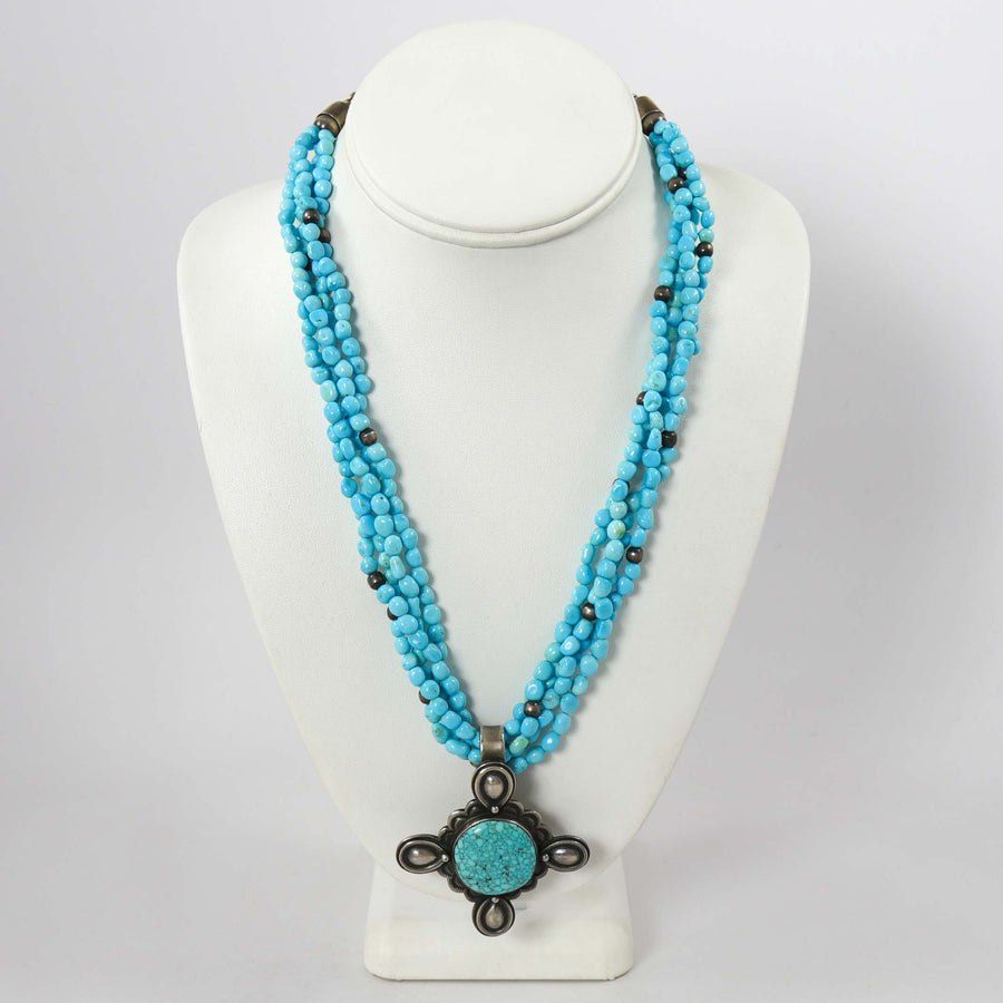 Turquoise Necklace and Pendant by Dennis Hogan - Garland's