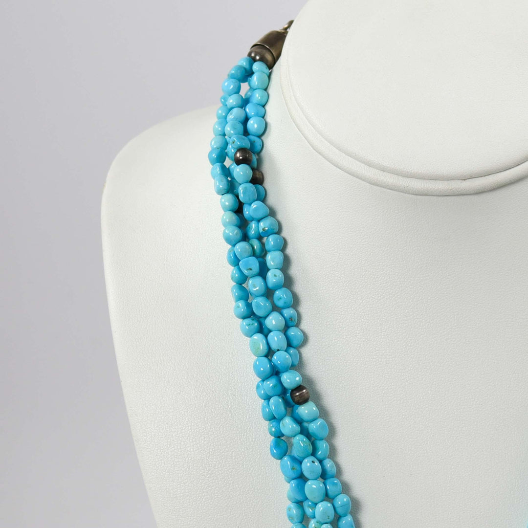 Turquoise Necklace and Pendant by Dennis Hogan - Garland's