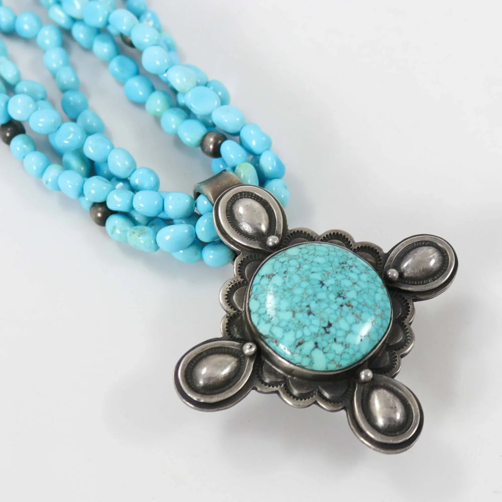 Turquoise Necklace and Pendant by Dennis Hogan - Garland's