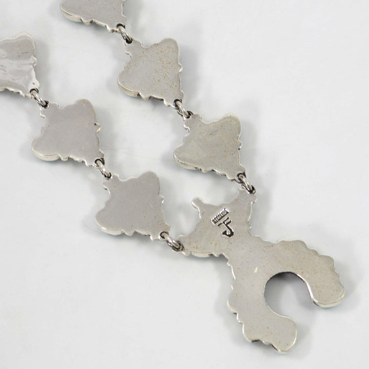 Turquoise Squash Blossom Necklace by Federico - Garland's
