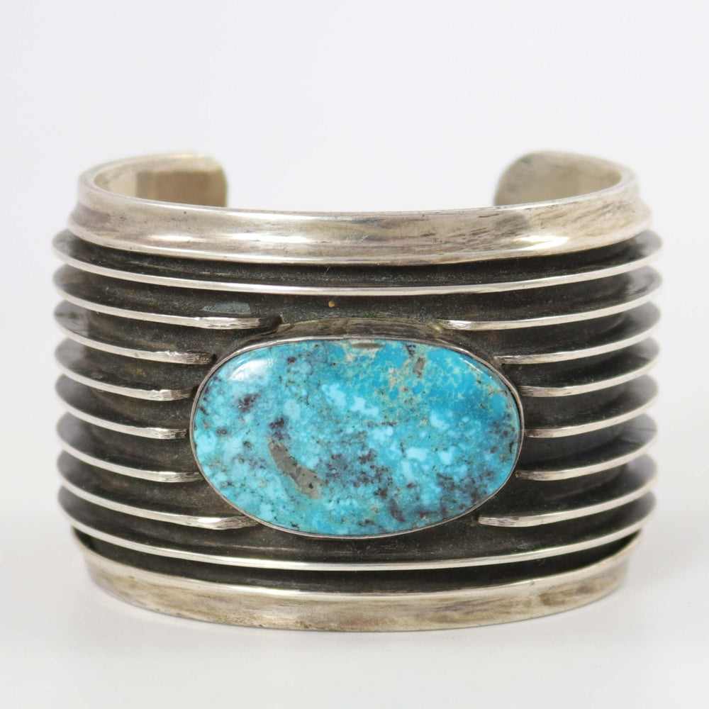 Turquoise Tracks Cuff by Melvin Francis - Garland's