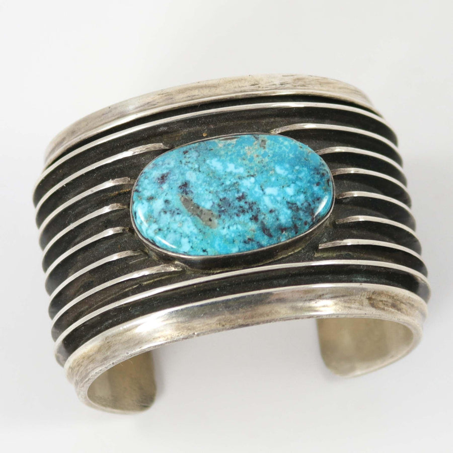 Turquoise Tracks Cuff by Melvin Francis - Garland's