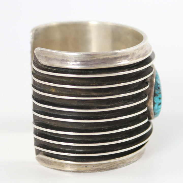 Turquoise Tracks Cuff by Melvin Francis - Garland's