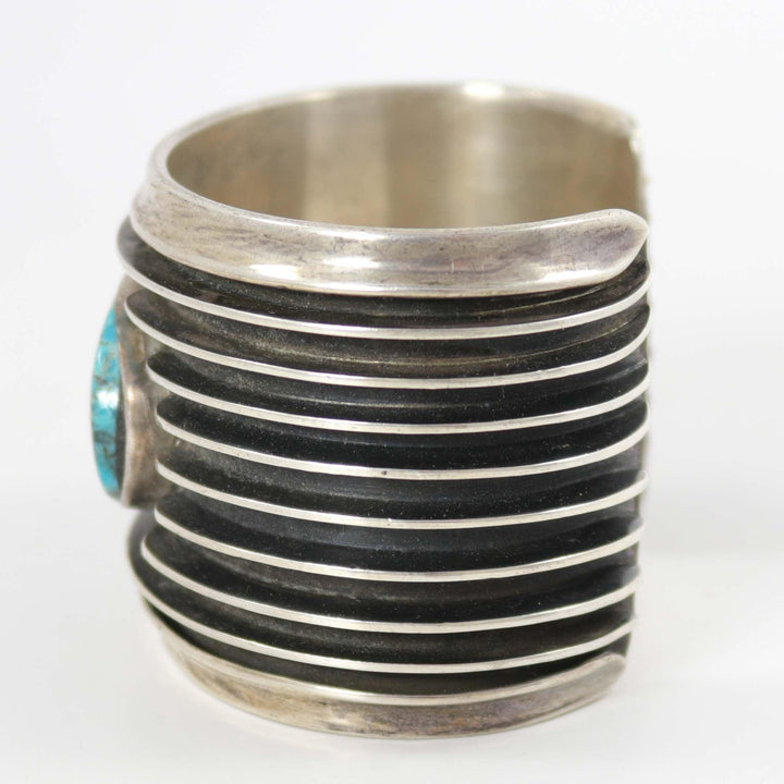 Turquoise Tracks Cuff by Melvin Francis - Garland's