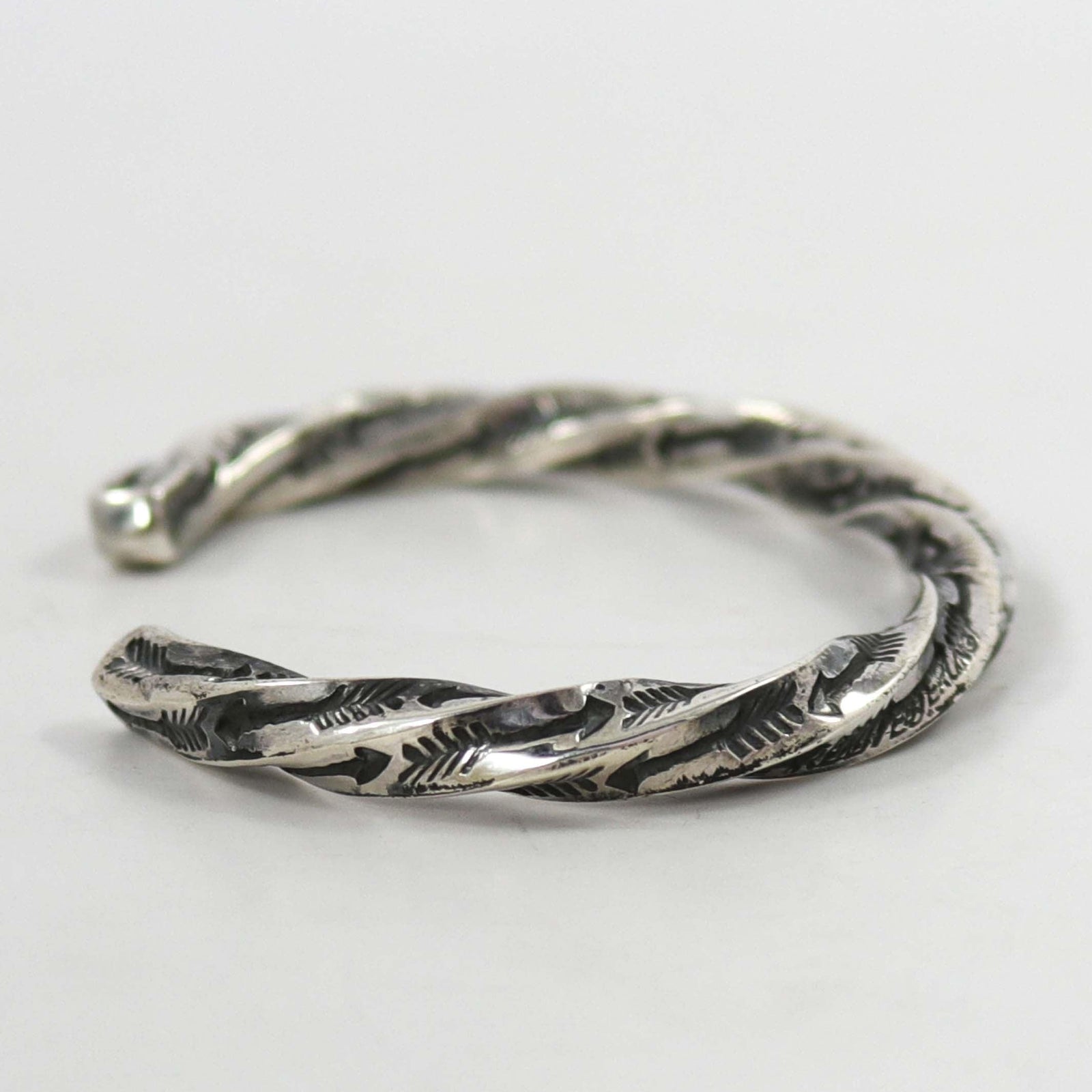 Twisted Silver Cuff by Sunshine Reeves - Garland's
