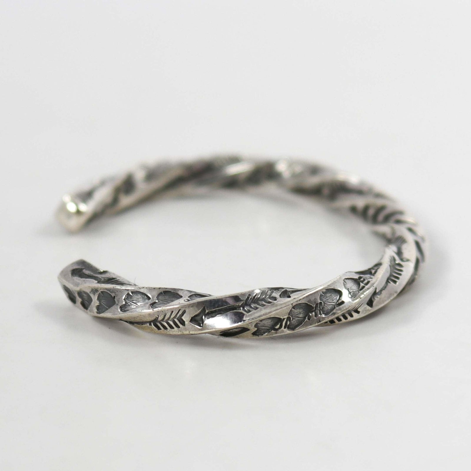 Twisted Silver Cuff by Sunshine Reeves - Garland's