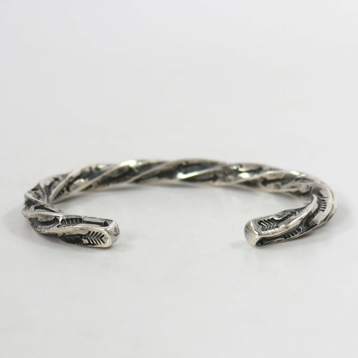 Twisted Silver Cuff by Sunshine Reeves - Garland's