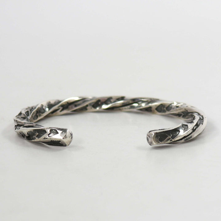Twisted Silver Cuff by Sunshine Reeves - Garland's