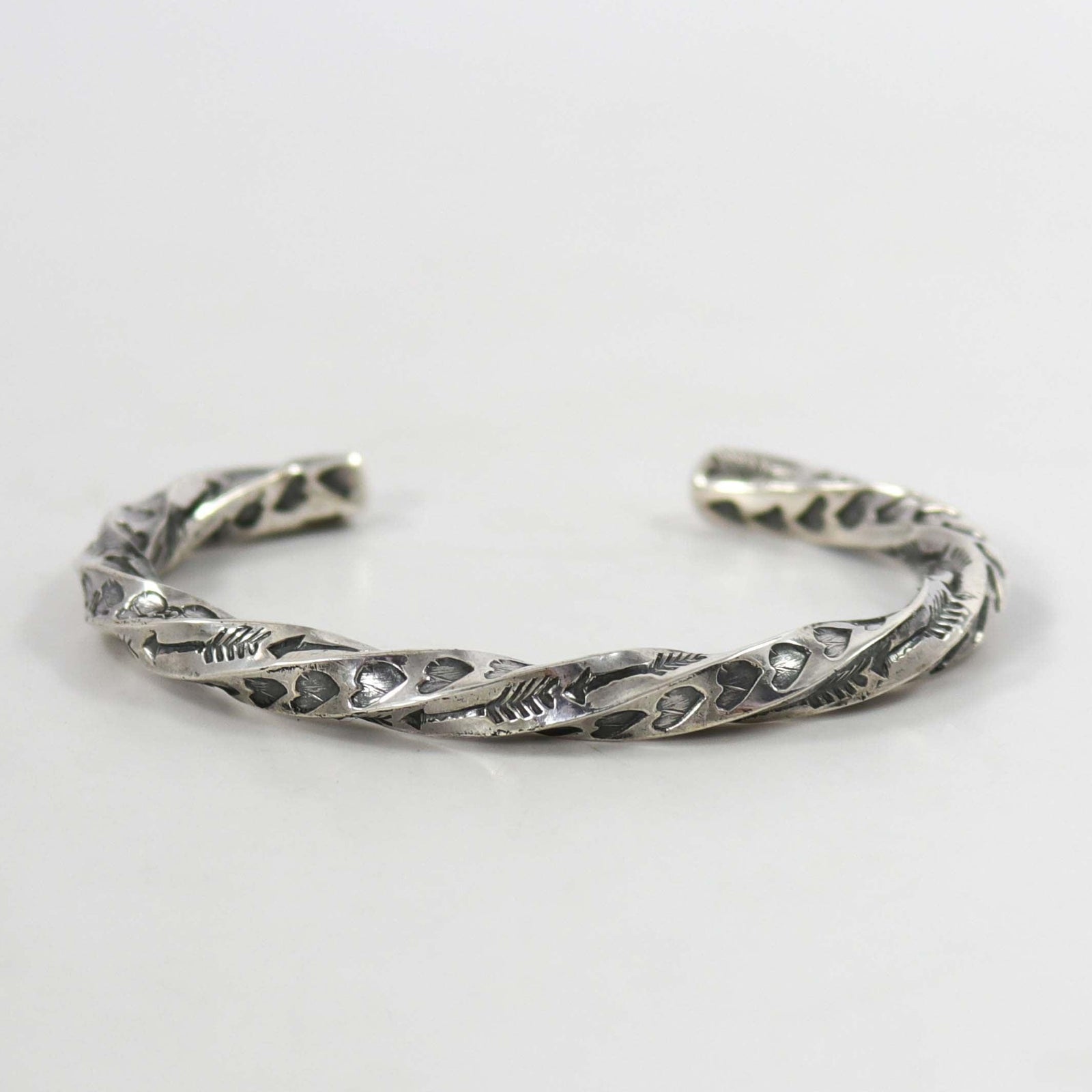 Twisted Silver Cuff by Sunshine Reeves - Garland's