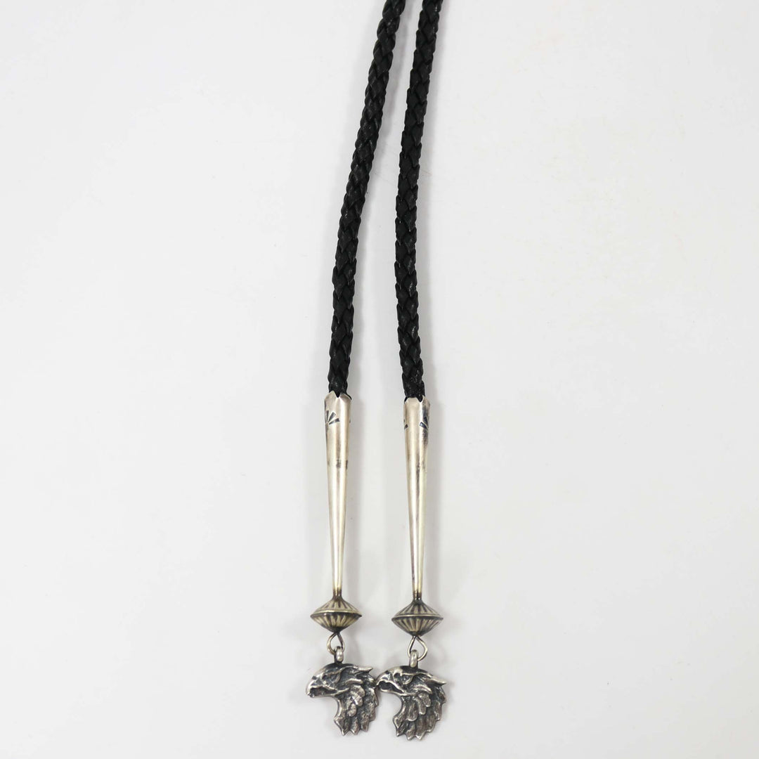 Tyrone Turquoise Bola Tie by Robert Chee - Garland's