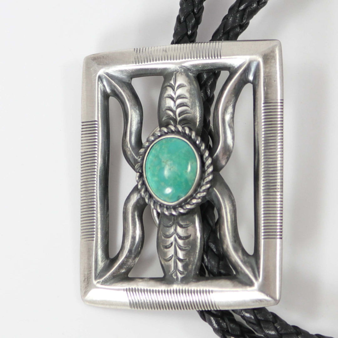 Tyrone Turquoise Bola Tie by Robert Chee - Garland's