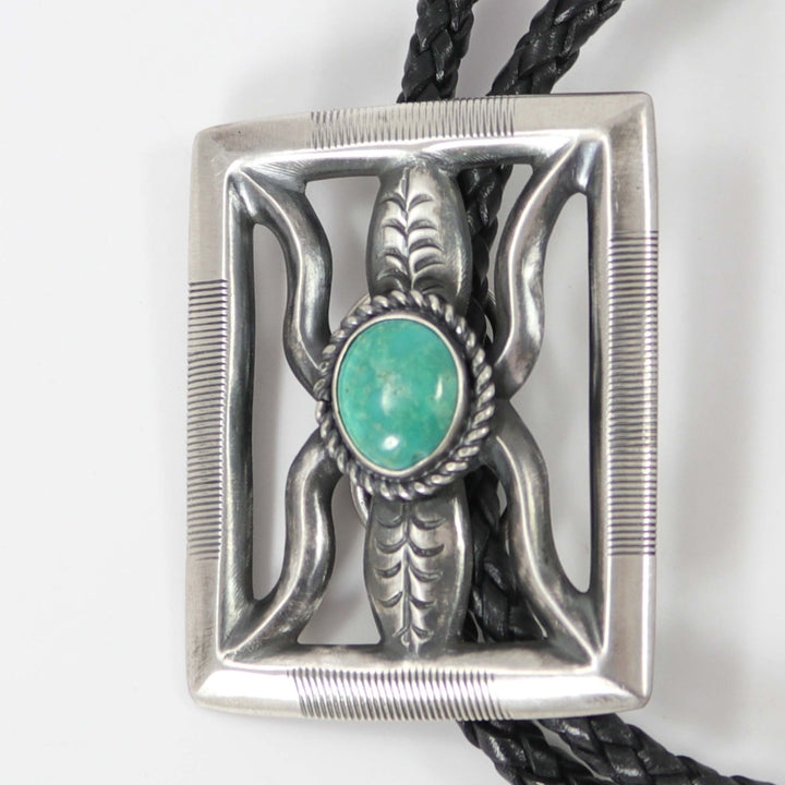 Tyrone Turquoise Bola Tie by Robert Chee - Garland's
