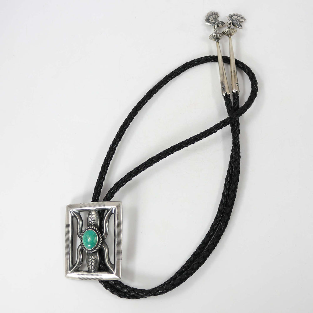 Tyrone Turquoise Bola Tie by Robert Chee - Garland's