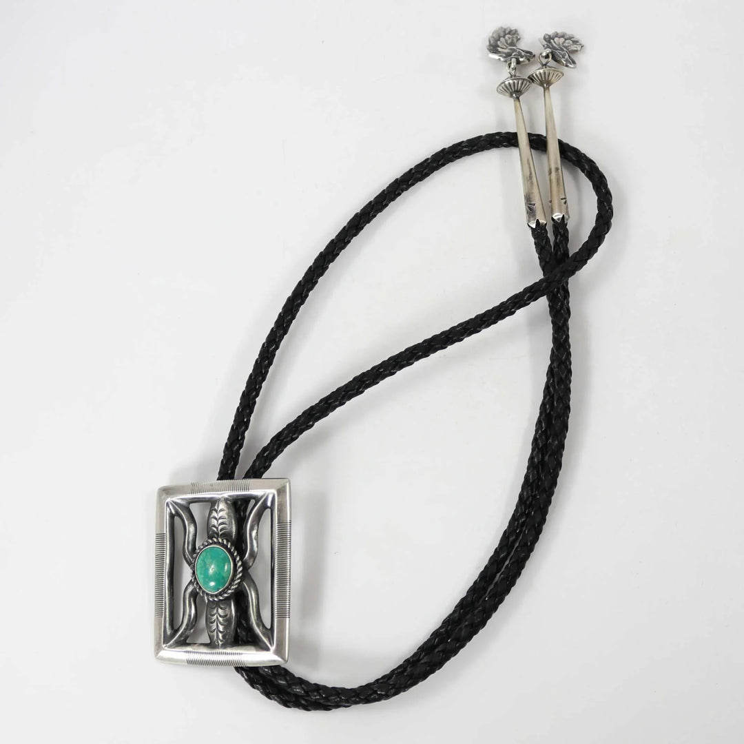 Tyrone Turquoise Bola Tie by Robert Chee - Garland's