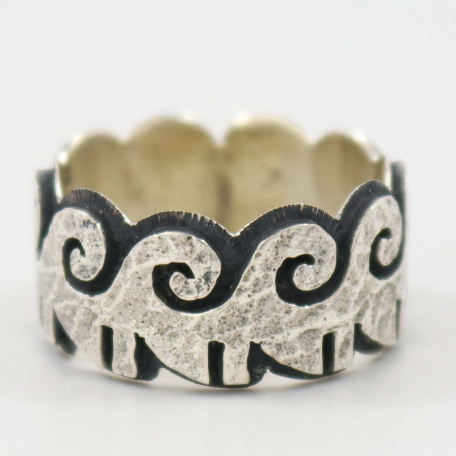 Water Wave Ring by Ruben Saufkie - Garland's