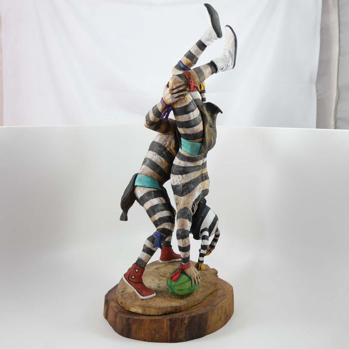 Wrestling Hano Clowns by Raymond Chee - Garland's