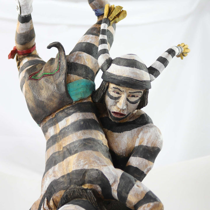 Wrestling Hano Clowns by Raymond Chee - Garland's