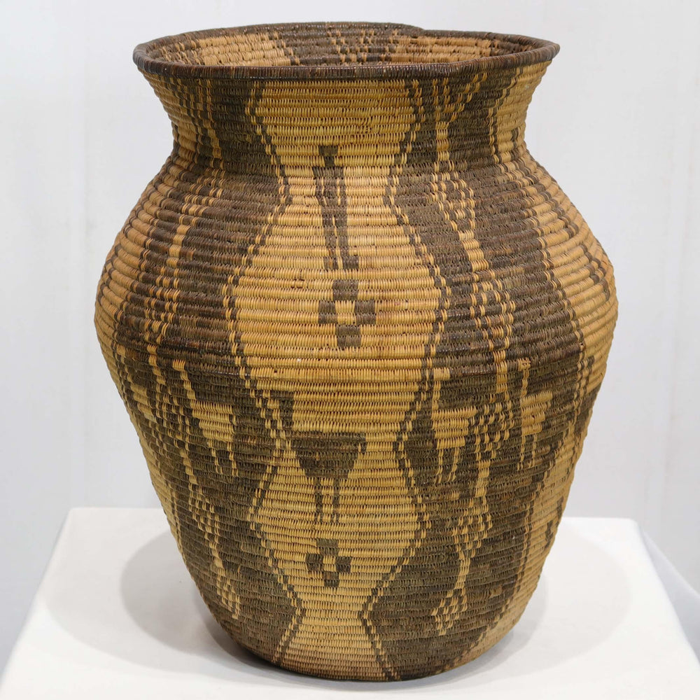 1910 Yavapai Ostrich Olla by Lucy Nelson - Garland's