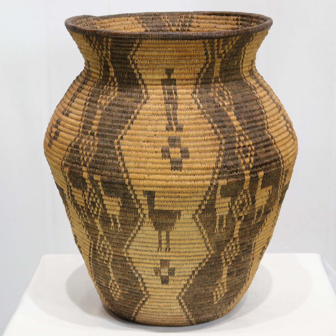 1910 Yavapai Ostrich Olla by Lucy Nelson - Garland's
