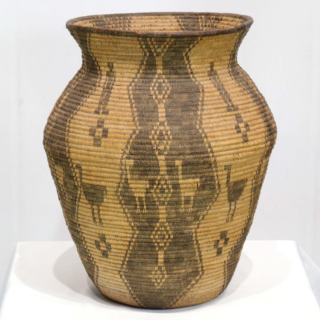 1910 Yavapai Ostrich Olla by Lucy Nelson - Garland's