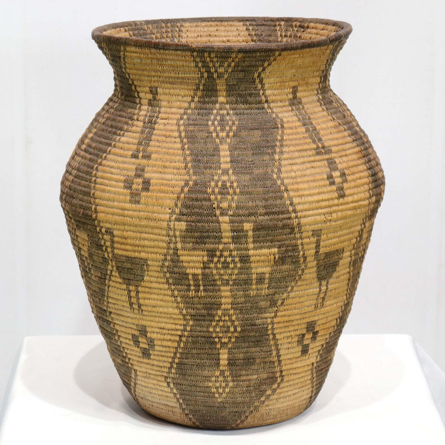 1910 Yavapai Ostrich Olla by Lucy Nelson - Garland's