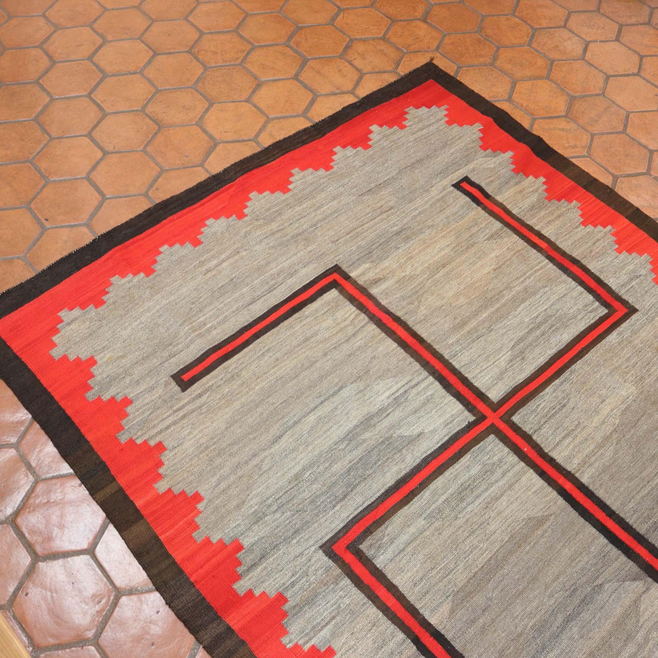 1910s Whirling Log Rug – Garland's