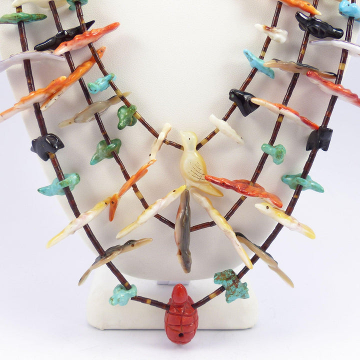 1940s Fetish Necklace and Earring Set by Leekya Deyuse - Garland's