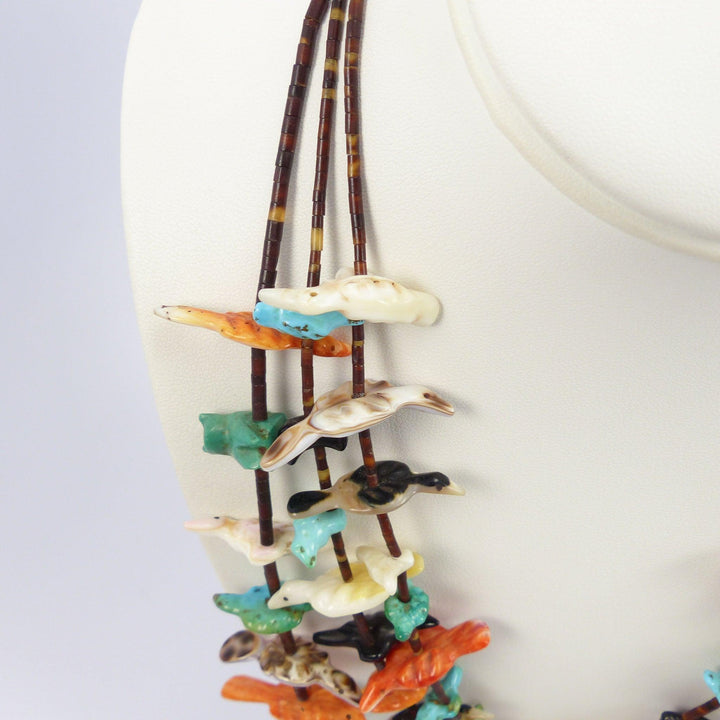 1940s Fetish Necklace and Earring Set by Leekya Deyuse - Garland's