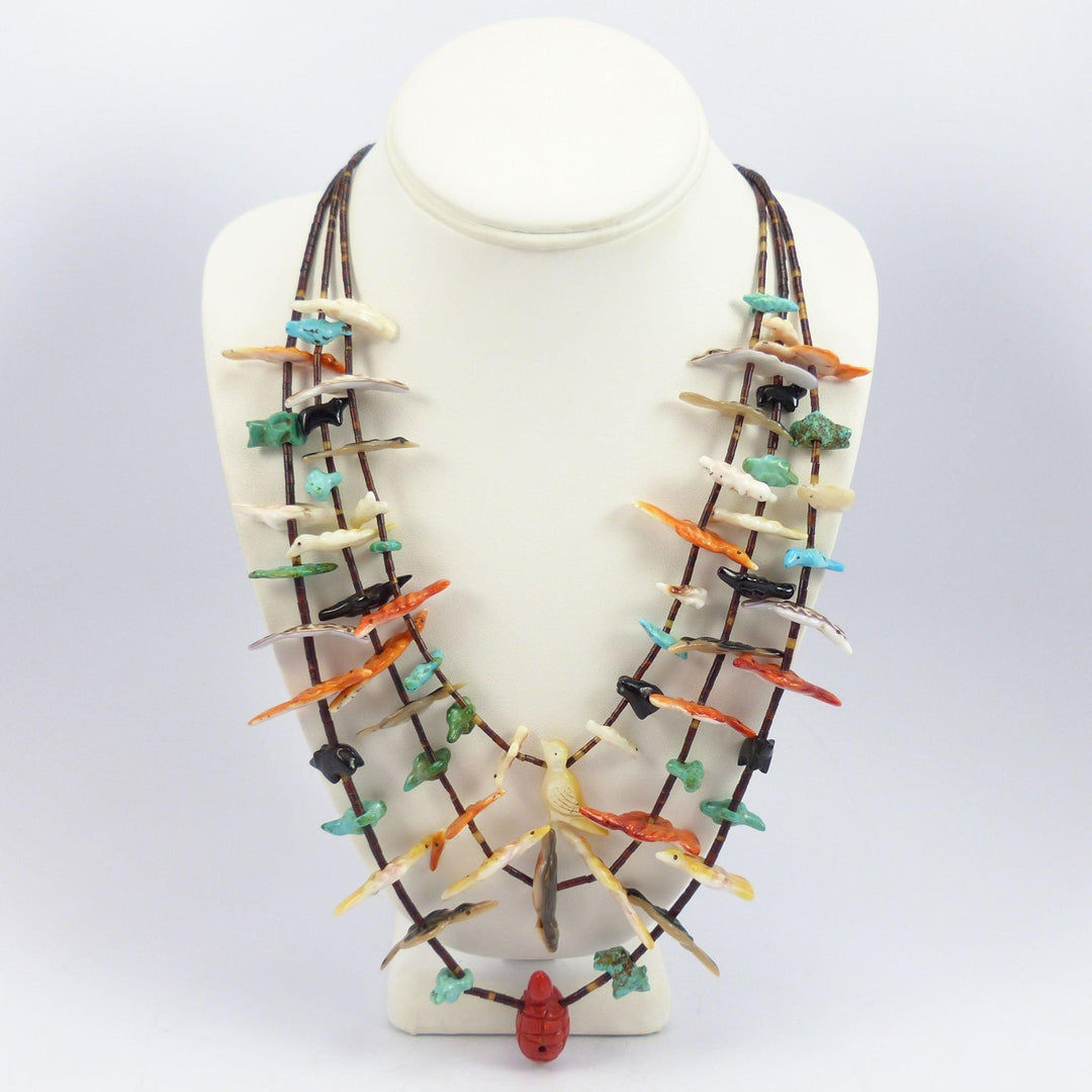 1940s Fetish Necklace and Earring Set by Leekya Deyuse - Garland's