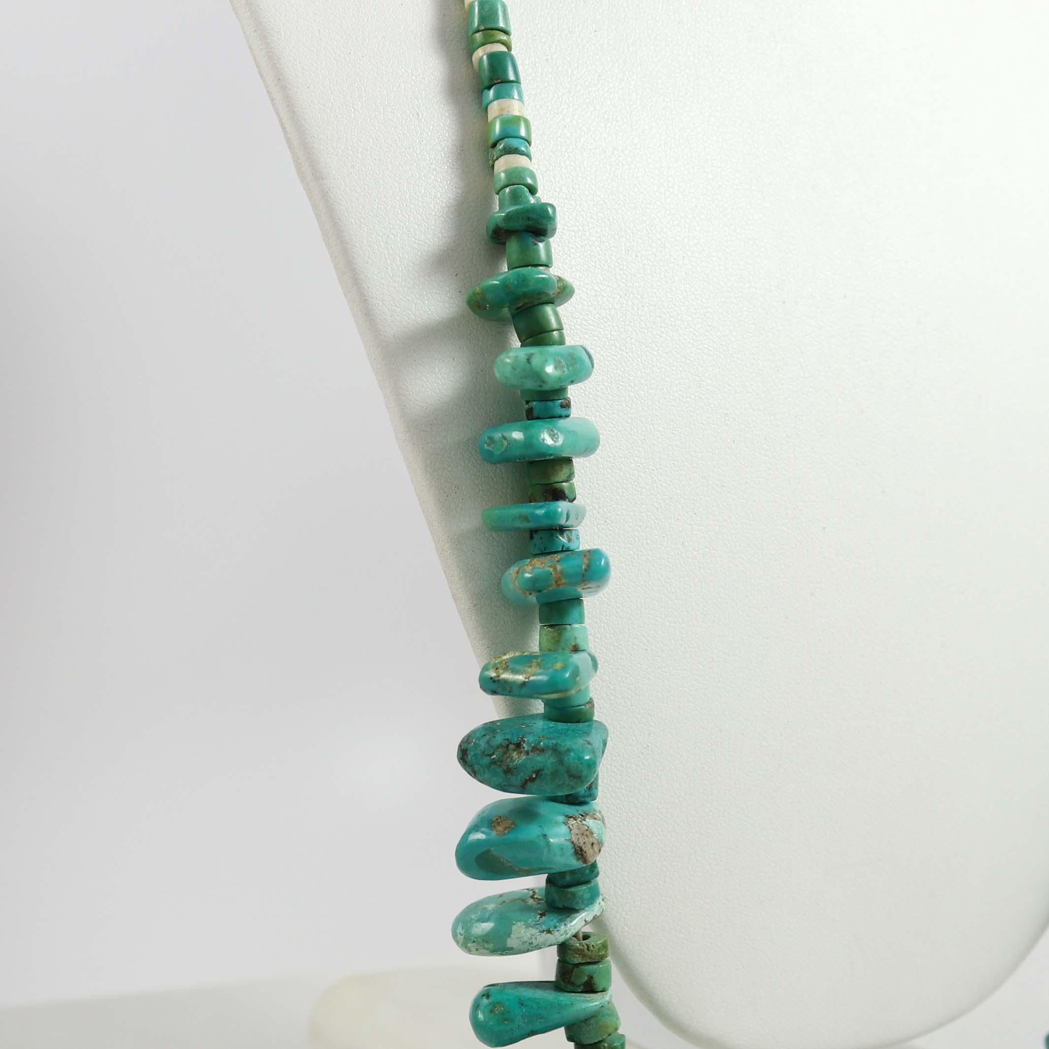 1940s Turquoise Tab Necklace – Garland's