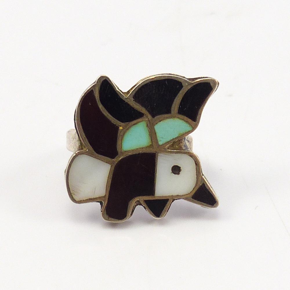 1960s Bird Inlay Ring by Vintage Collection - Garland's