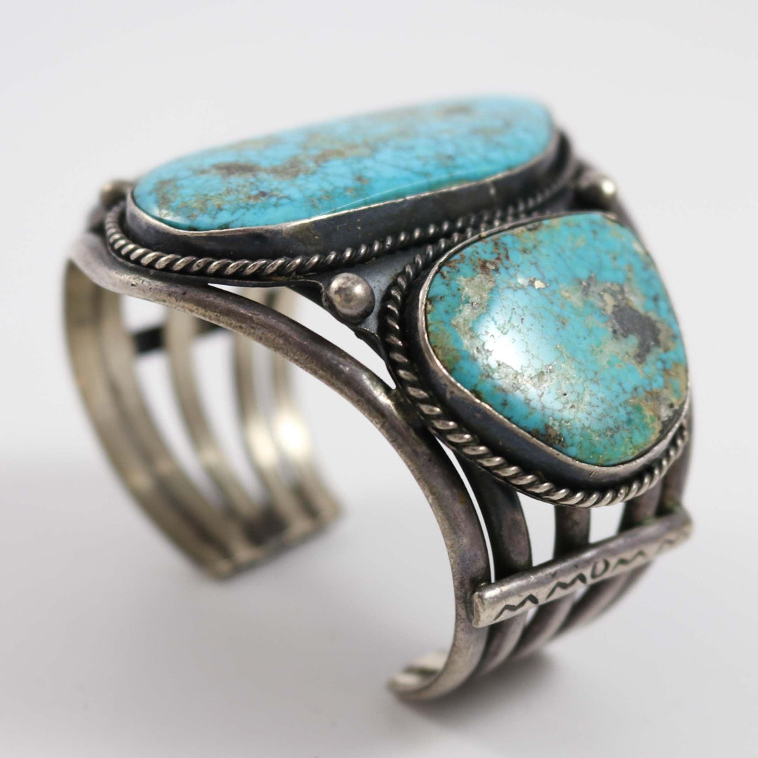 1960s Lone Mountain Turquoise Cuff by Vintage Collection - Garland's