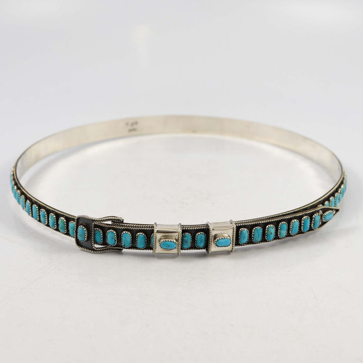 Kingman Turquoise Hat Band by James Freeland - Garland&